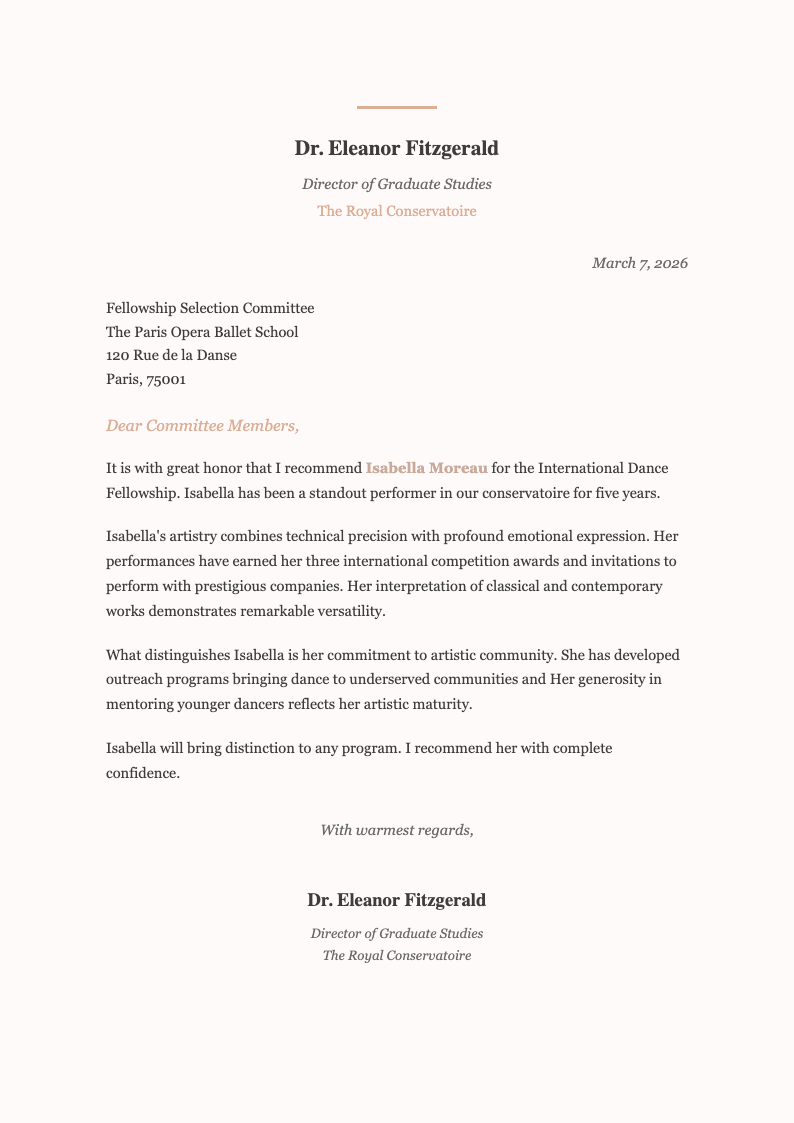 Dusty rose recommendation